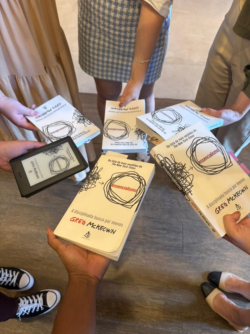 Participantes do clube do livro